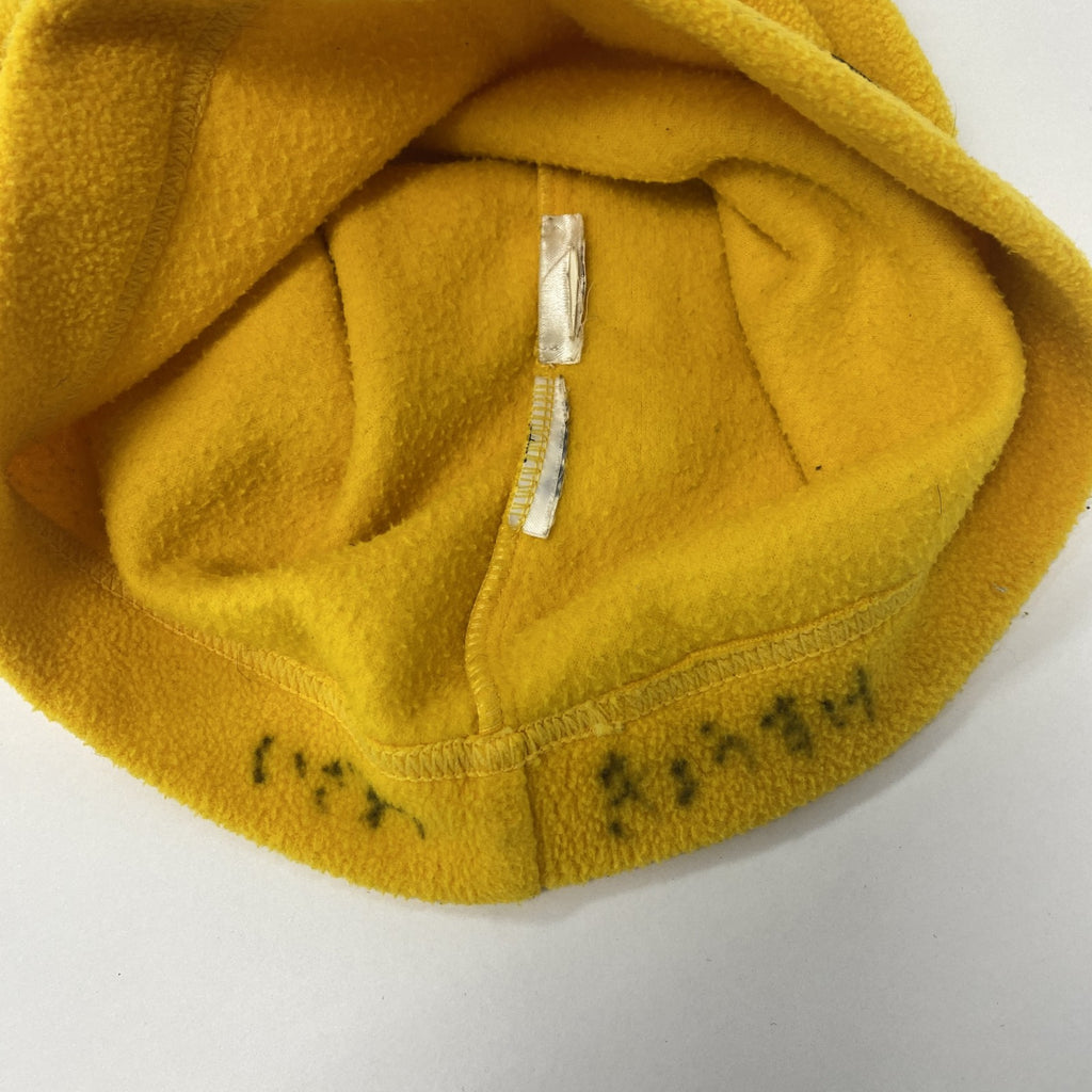 ～00s　adidas　アディダス　ネックウォーマー　パフォーマンスロゴ　ヴィンテージ　黄色　イエロー　古着