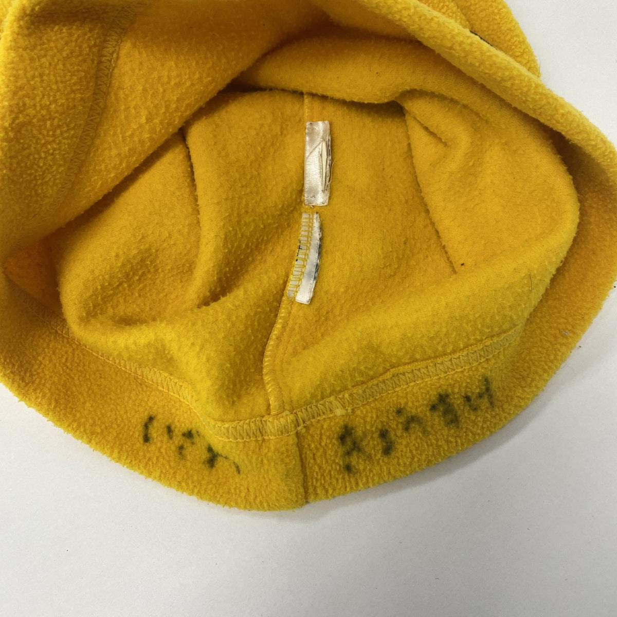 ～00s　adidas　アディダス　ネックウォーマー　パフォーマンスロゴ　ヴィンテージ　黄色　イエロー　古着