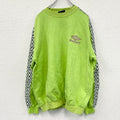 90s～　UMBRO　スウェット/トレーナー　デカロゴ　ヴィンテージ　黄色　イエロー　XLサイズ　古着