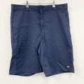 Dickies　ディッキーズ　ハーフパンツ　ワークパンツ　ワンポイント　紺　ネイビー　古着