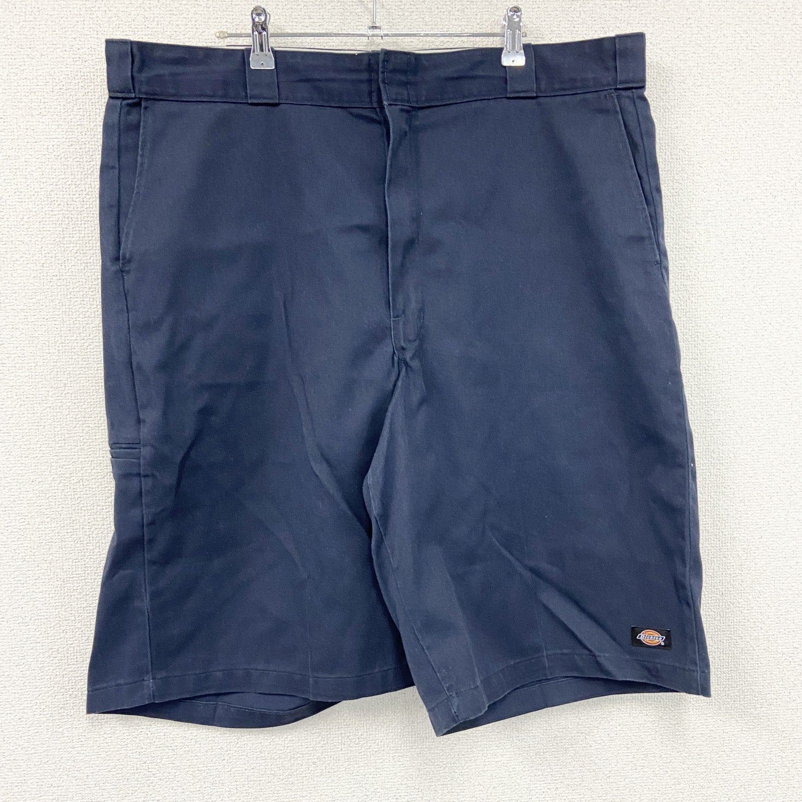 Dickies　ディッキーズ　ハーフパンツ　ワークパンツ　ワンポイント　紺　ネイビー　古着