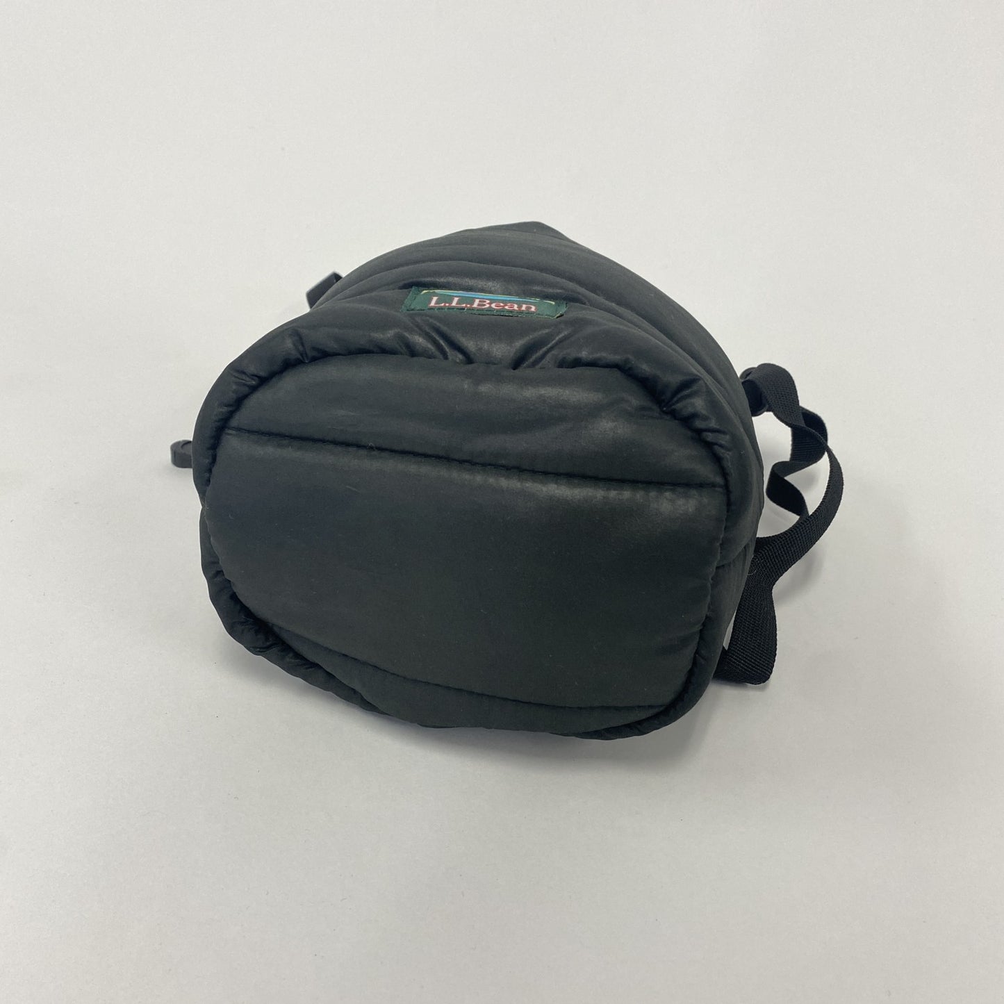 L.L.Bean　エルエルビーン　キルティング巾着バッグ　ショルダーバッグ　黒　ブラック