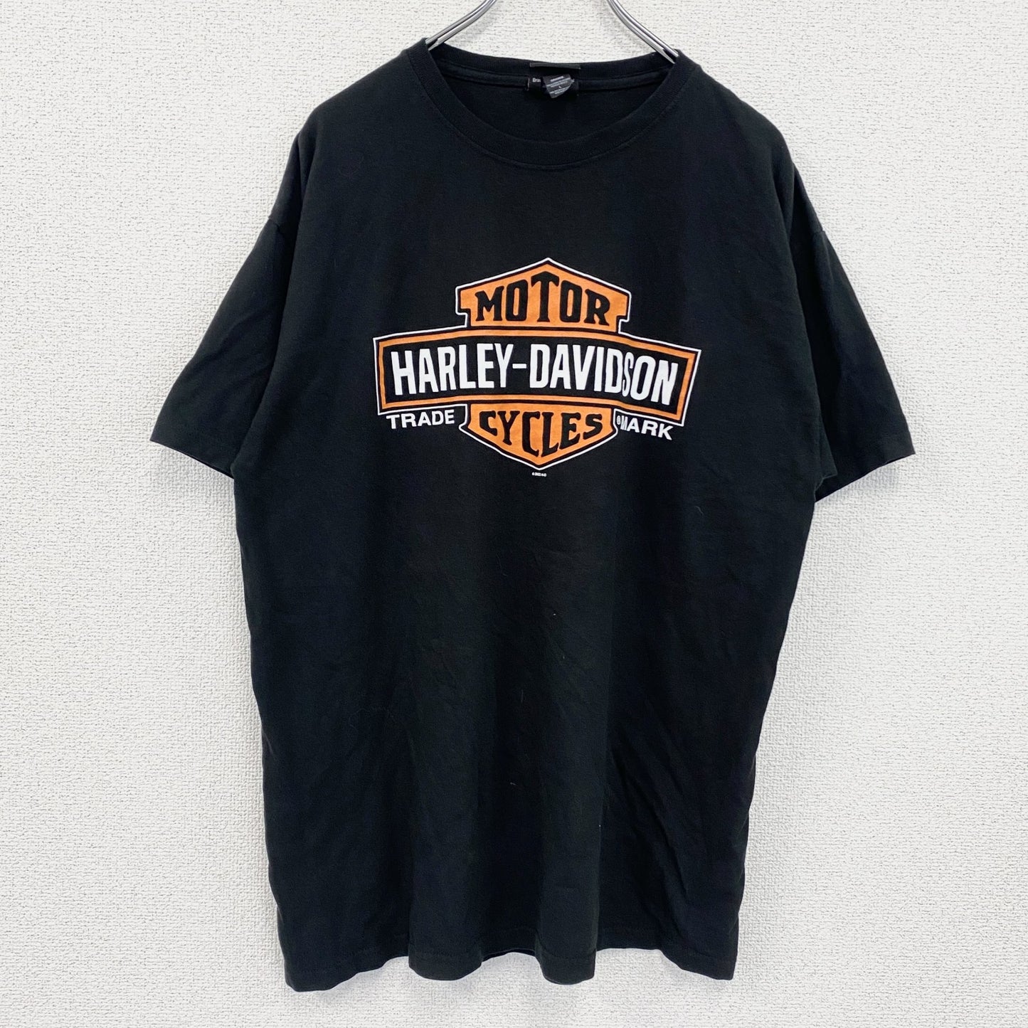 HARLEY DAVIDSON　ハーレーダビッドソン　半袖プリントTシャツ　黒　ブラック　Lサイズ