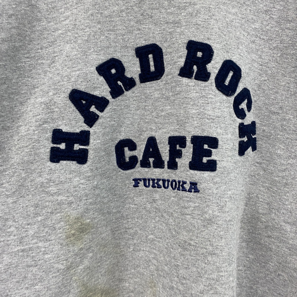 ～00s　Hard Rock cafe　ハードロックカフェ　スウェット/トレーナー　灰色　グレー　XLサイズ　古着