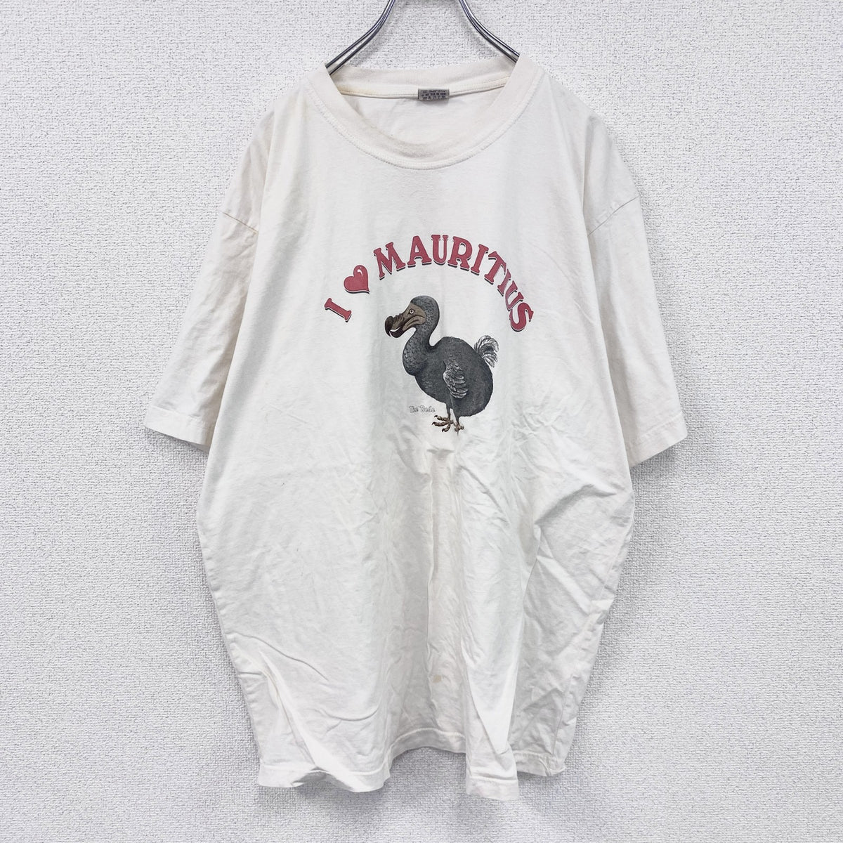 ～00s　WAIKIKI　IMAURITIUS　半袖Tシャツ　ヴィンテージ　白　ホワイト　3XLサイズ　古着