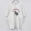 ～00s　WAIKIKI　IMAURITIUS　半袖Tシャツ　ヴィンテージ　白　ホワイト　3XLサイズ　古着