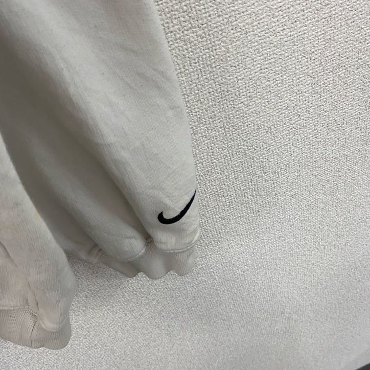 00s　NIKE　ナイキ　スウェット/トレーナー　スウッシュ　ヴィンテージ　白　ホワイト　XXLサイズ　古着