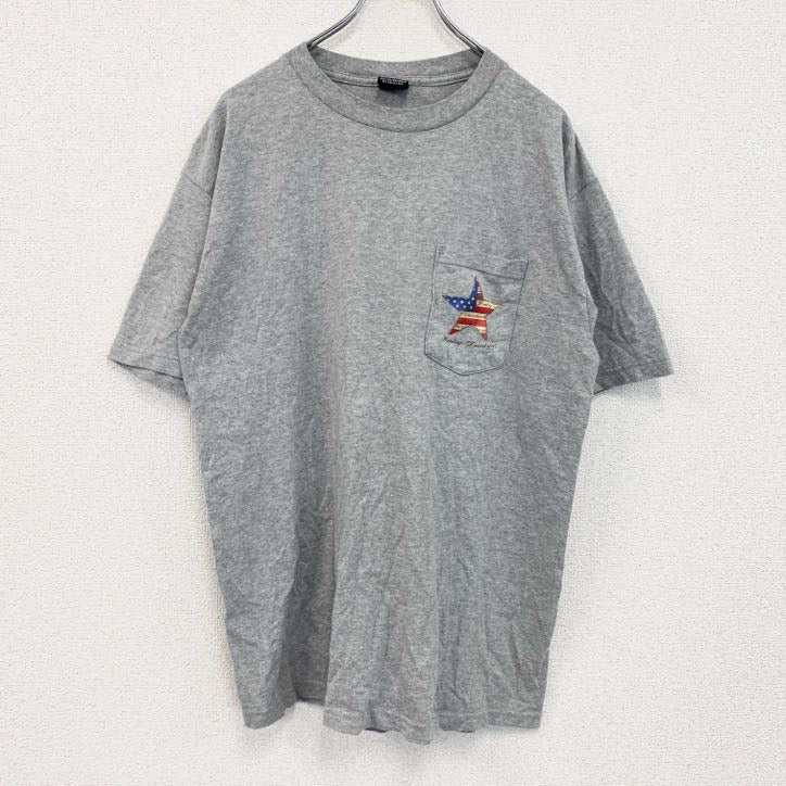 00s　HARLEY DAVIDSON　ハーレーダビッドソン　半袖プリントTシャツ　灰　グレー　Lサイズ