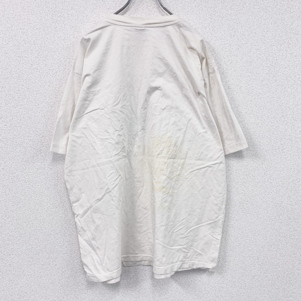 ～00s　WAIKIKI　IMAURITIUS　半袖Tシャツ　ヴィンテージ　白　ホワイト　3XLサイズ　古着