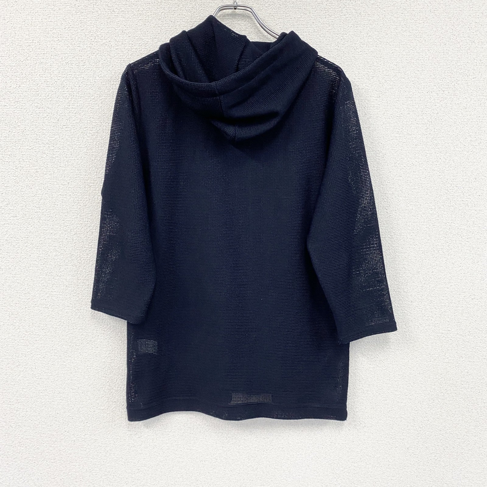 Semanticdesign　セマンティックデザイン　メッシュジップパーカー　紺　ネイビー　Lサイズ　古着