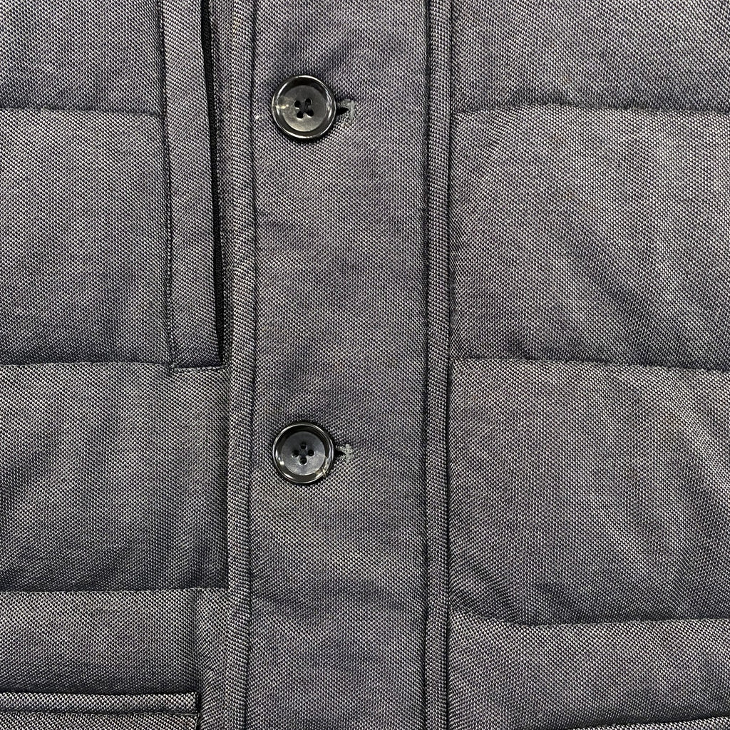 FRED PERRY　フレッドペリー　ダウンジャケット　ダークグレー　XLサイズ　古着