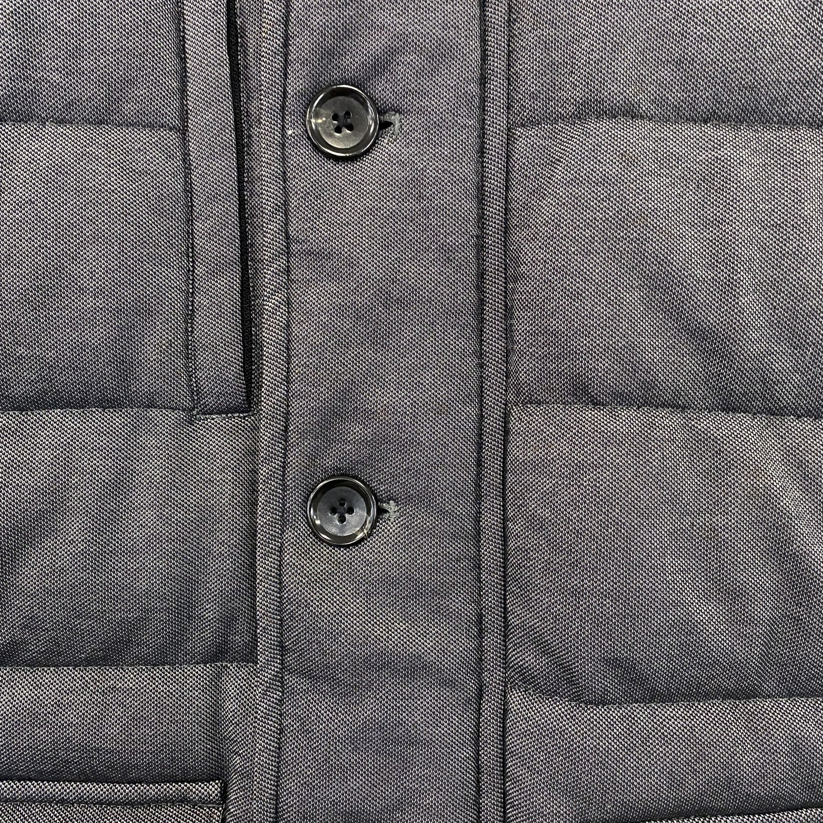 FRED PERRY　フレッドペリー　ダウンジャケット　ダークグレー　XLサイズ　古着