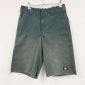 XLARGE　エクストララージ　Dickies　ハーフパンツ/ショートパンツ　ジップフライ　緑　グリーン　W32サイズ　古着