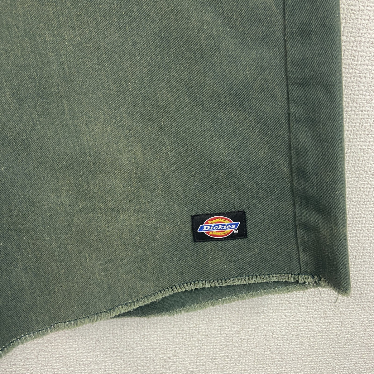 XLARGE　エクストララージ　Dickies　ハーフパンツ/ショートパンツ　ジップフライ　緑　グリーン　W32サイズ　古着