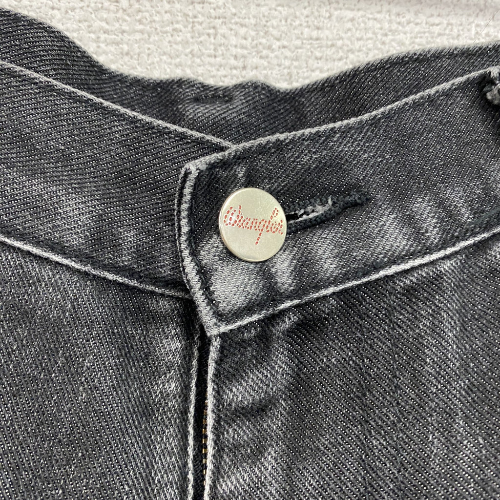 ～00s　WRANGLER　ラングラー　ブラックデニムパンツ/ジーンズ　ヴィンテージ　黒　W31サイズ　古着