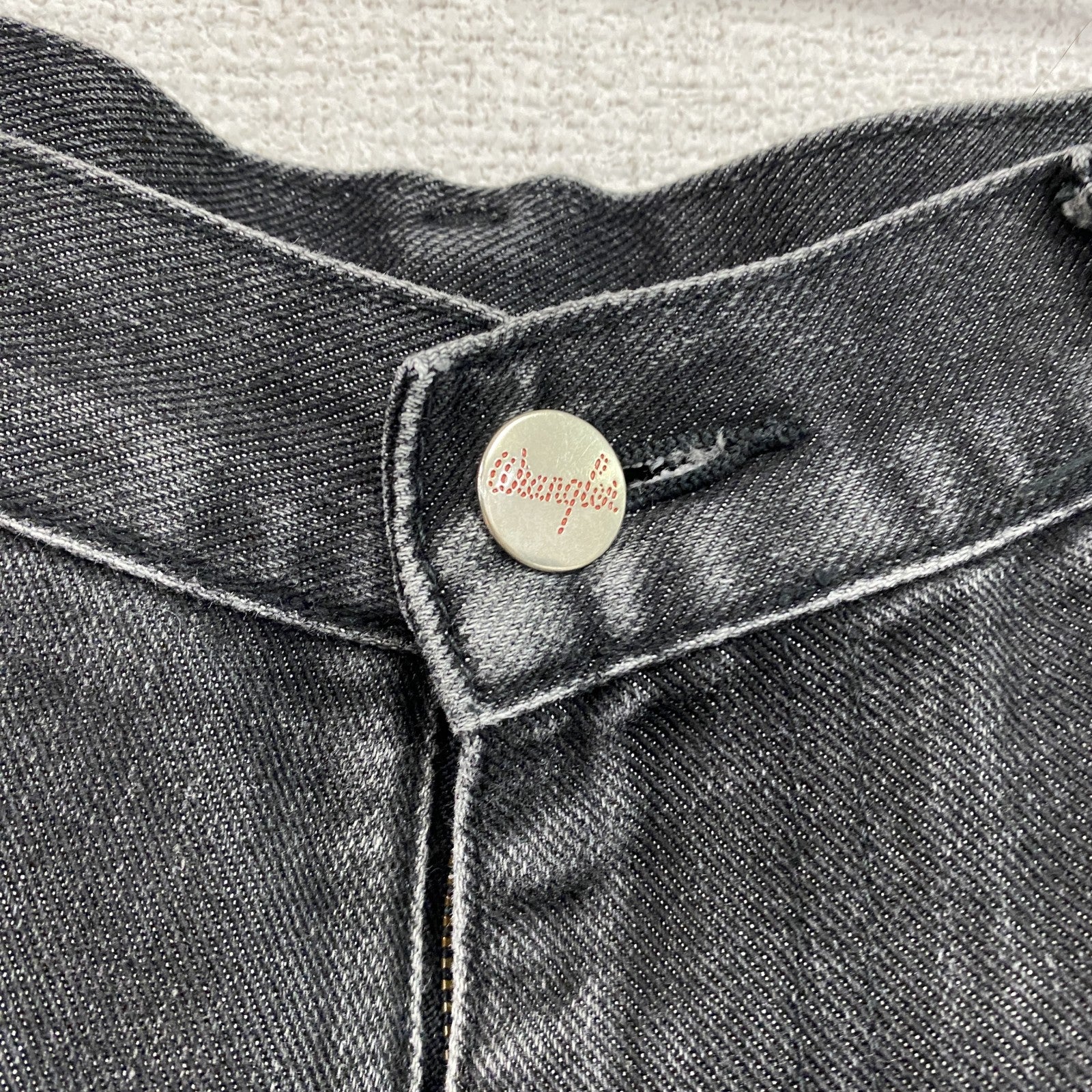 ～00s　WRANGLER　ラングラー　ブラックデニムパンツ/ジーンズ　ヴィンテージ　黒　W31サイズ　古着