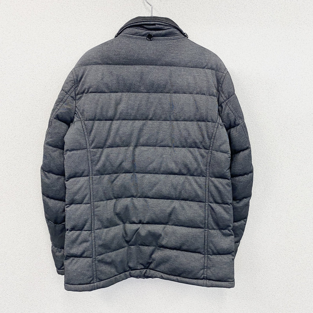 FRED PERRY　フレッドペリー　ダウンジャケット　ダークグレー　XLサイズ　古着