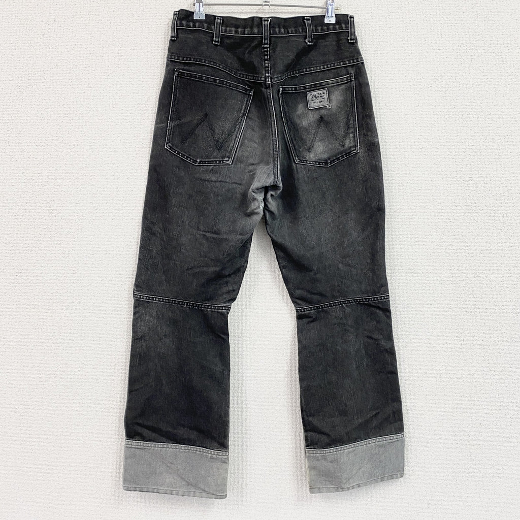 ～00s　WRANGLER　ラングラー　ブラックデニムパンツ/ジーンズ　ヴィンテージ　黒　W31サイズ　古着