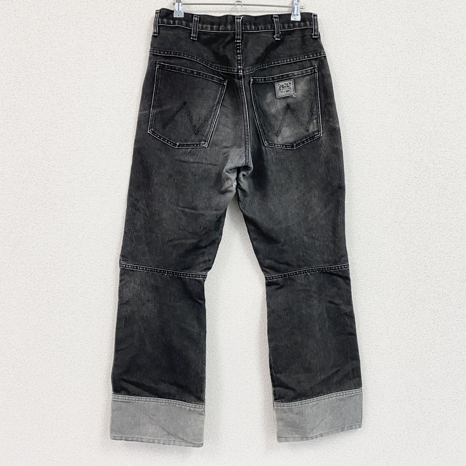 ～00s　WRANGLER　ラングラー　ブラックデニムパンツ/ジーンズ　ヴィンテージ　黒　W31サイズ　古着