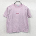 MACKINTOSH PHILOSOPHY　マッキントッシュフィロソフィー　半袖Tシャツ　刺繍ロゴ　ピンク　38サイズ　古着