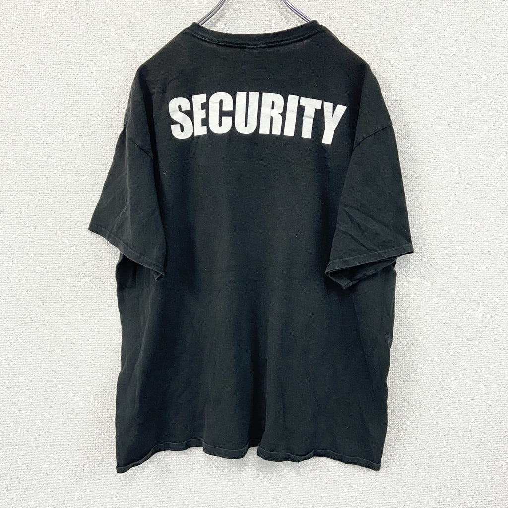 DELTA　デルタ　半袖プリントTシャツ　両面プリント　黒　ブラック　XLサイズ　古着
