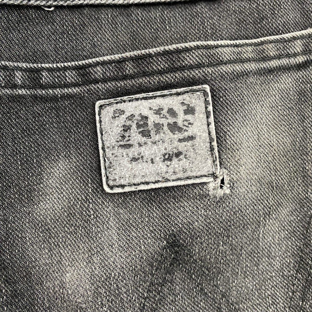 ～00s　WRANGLER　ラングラー　ブラックデニムパンツ/ジーンズ　ヴィンテージ　黒　W31サイズ　古着