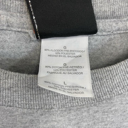 HARLEY DAVIDSON　ハーレーダビッドソン　長袖プリントTシャツ　灰　グレー　Lサイズ