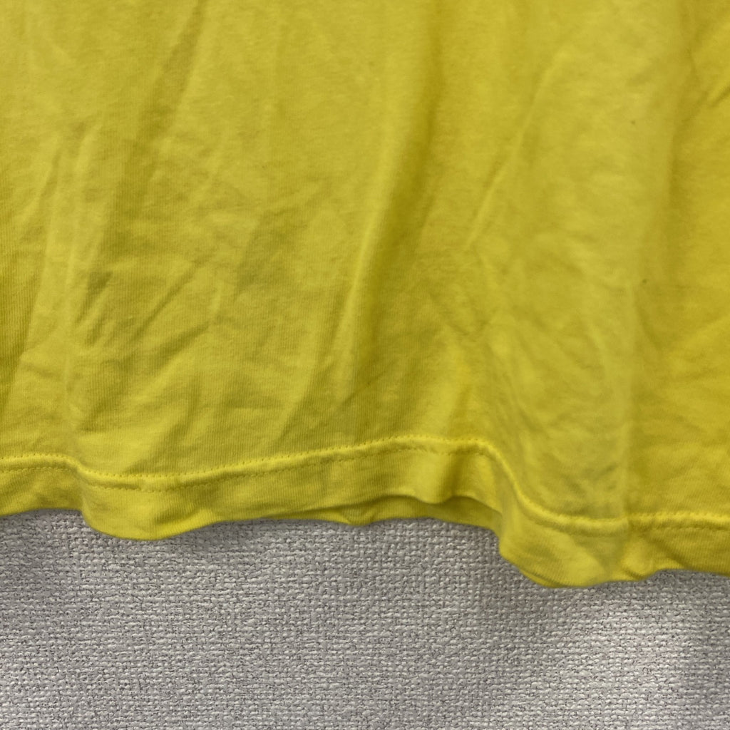 Printstar　プリントスター　こだわり酒場のレモンサワー　半袖プリントTシャツ　黄色　イエロー　Lサイズ　古着