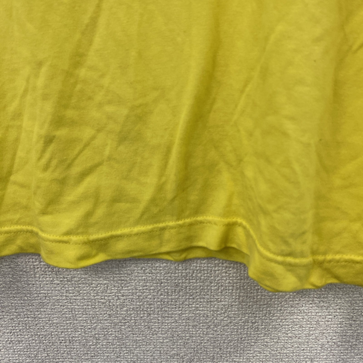 Printstar　プリントスター　こだわり酒場のレモンサワー　半袖プリントTシャツ　黄色　イエロー　Lサイズ　古着