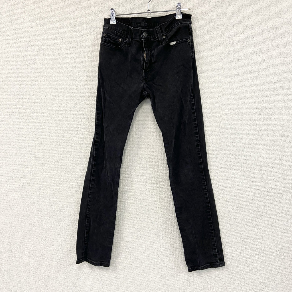 Levi’s　リーバイス　511　ブラックデニムパンツ/ジーンズ　ジップフライ　黒　ブラック　W30サイズ　古着
