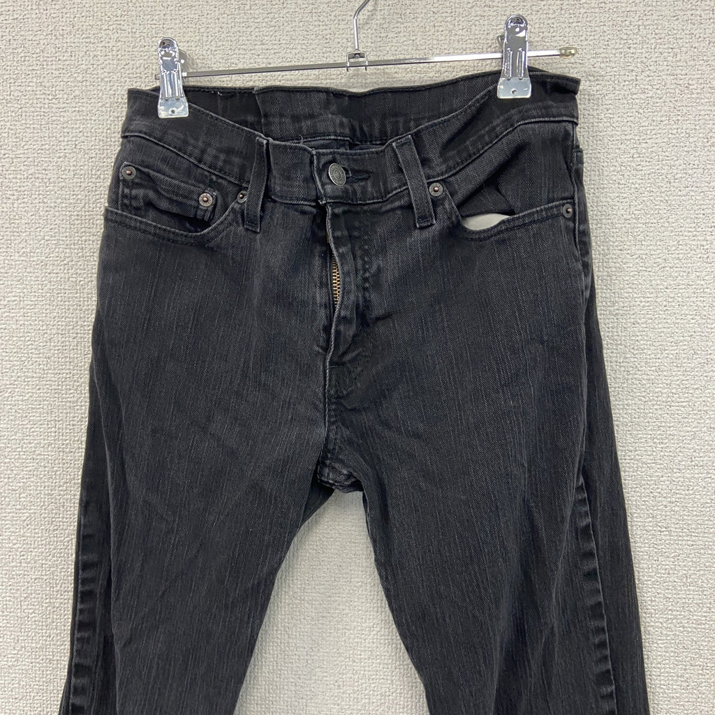 Levi’s　リーバイス　511　ブラックデニムパンツ/ジーンズ　ジップフライ　黒　ブラック　W30サイズ　古着