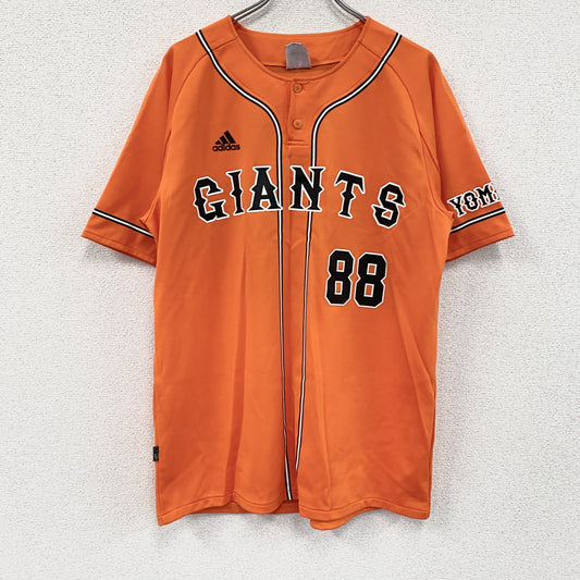 adidas　アディダス　巨人　ジャイアンツ　原辰徳　半袖Tシャツ　ユニフォーム　橙色　オレンジ
