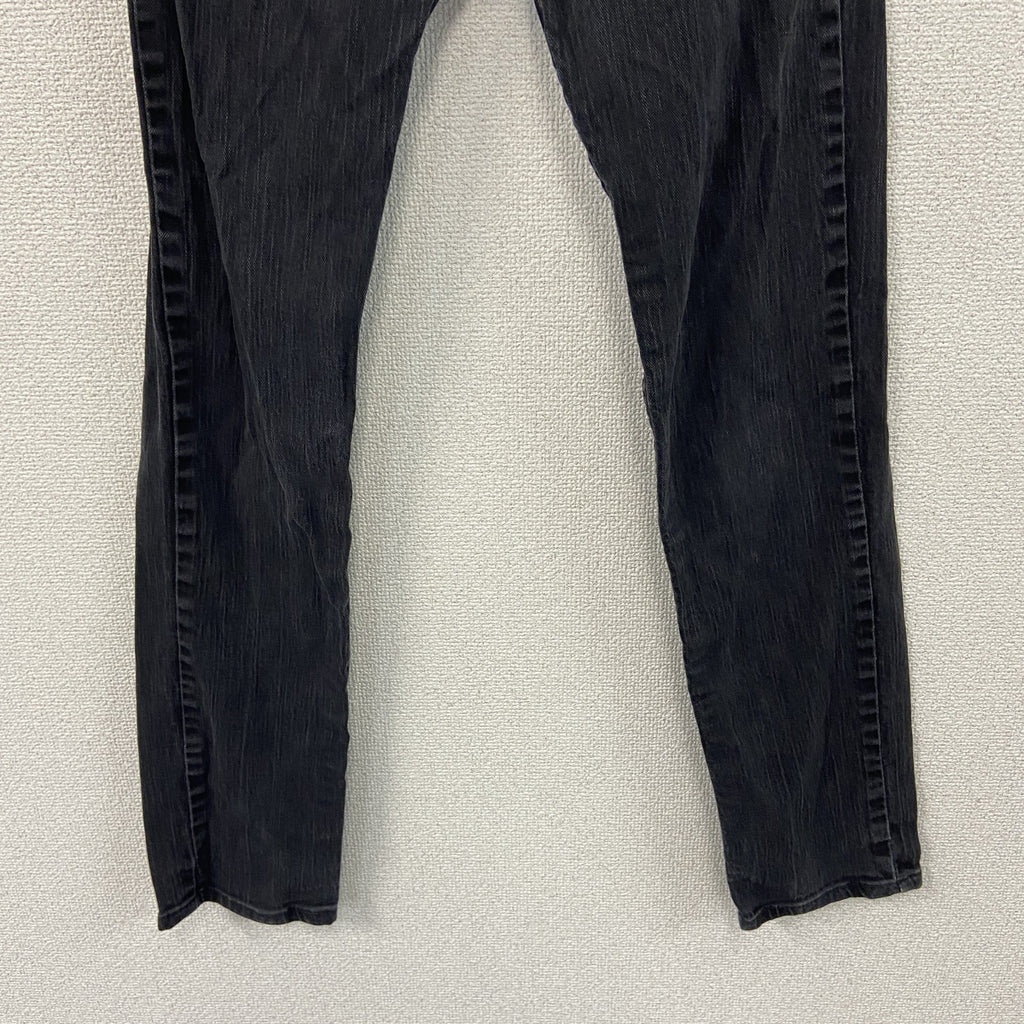 Levi’s　リーバイス　511　ブラックデニムパンツ/ジーンズ　ジップフライ　黒　ブラック　W30サイズ　古着