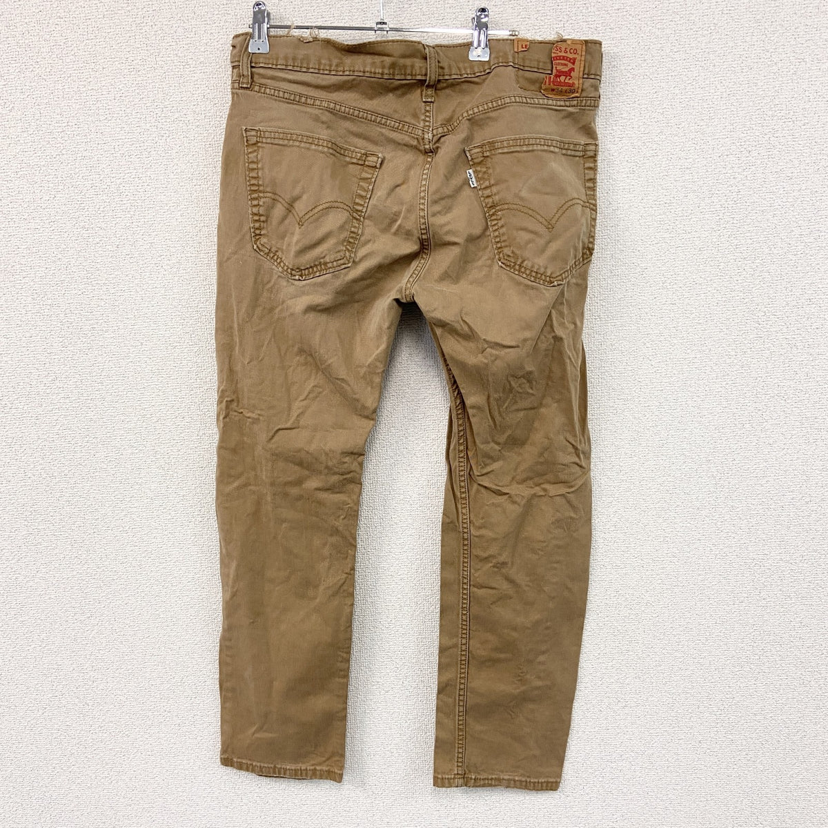 Levi’s　リーバイス　デニムパンツ/ジーンズ　ジップフライ　ベージュ　W34サイズ　古着