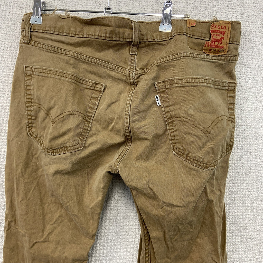 Levi’s　リーバイス　デニムパンツ/ジーンズ　ジップフライ　ベージュ　W34サイズ　古着