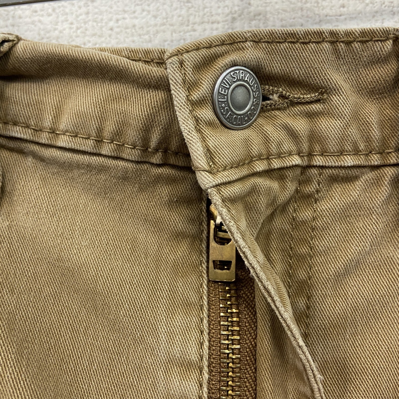 Levi’s　リーバイス　デニムパンツ/ジーンズ　ジップフライ　ベージュ　W34サイズ　古着