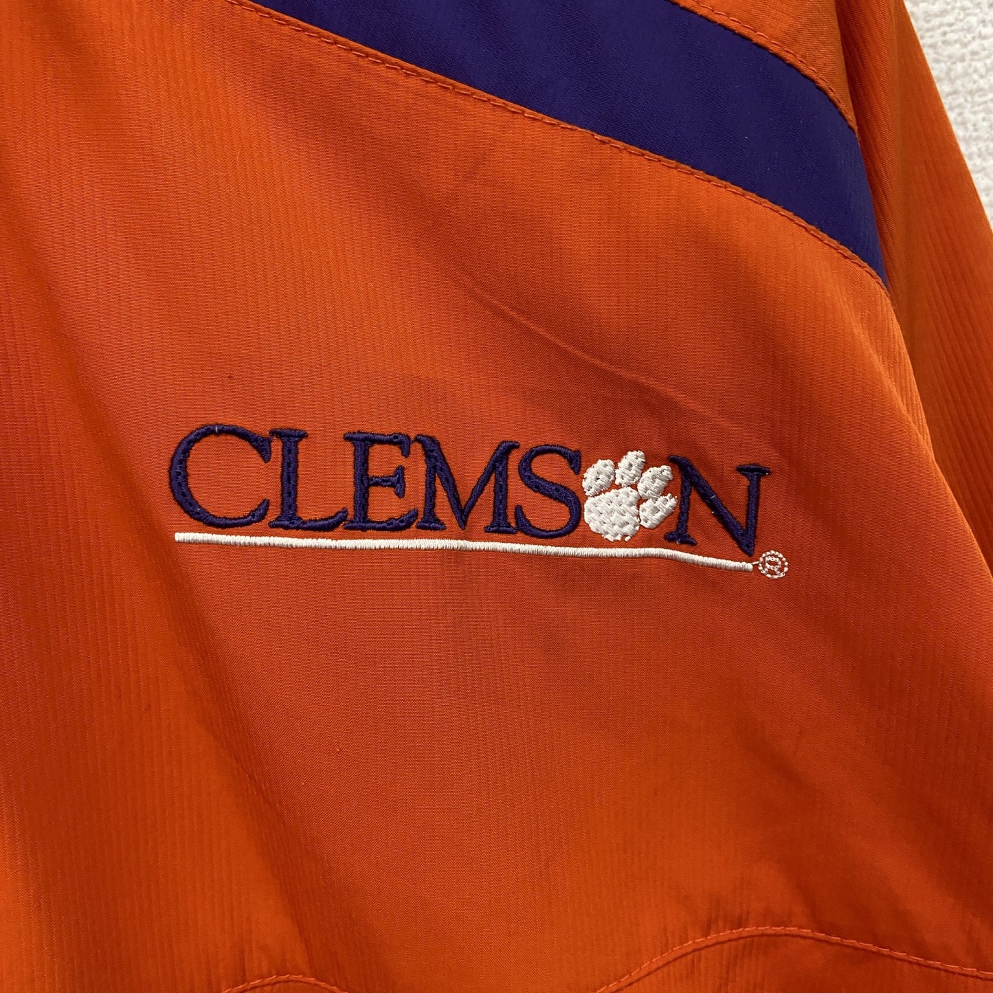 90s　NIKE　ナイキ　ハーフジップナイロンジャケット　ヴィンテージ　橙色　オレンジ　Mサイズ