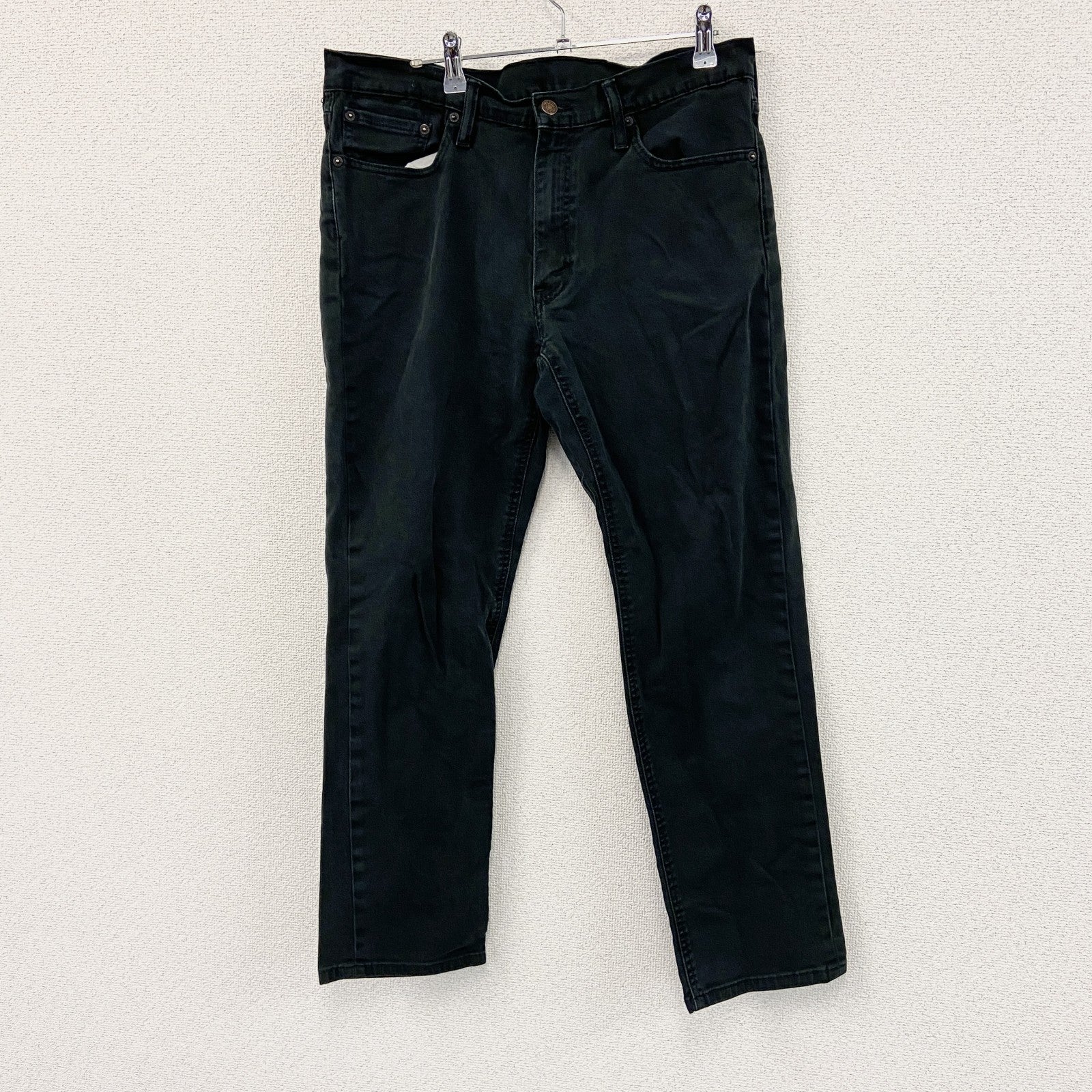 Levi’s　リーバイス　541　ブラックデニムパンツ/ジーンズ　ジップフライ　黒　ブラック　W33サイズ　古着