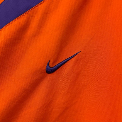 90s　NIKE　ナイキ　ハーフジップナイロンジャケット　ヴィンテージ　橙色　オレンジ　Mサイズ