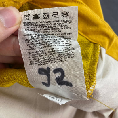 NIKE　ナイキ　半袖　ハーフジップナイロンジャケット　スウッシュロゴ　黄色　イエロー　Lサイズ