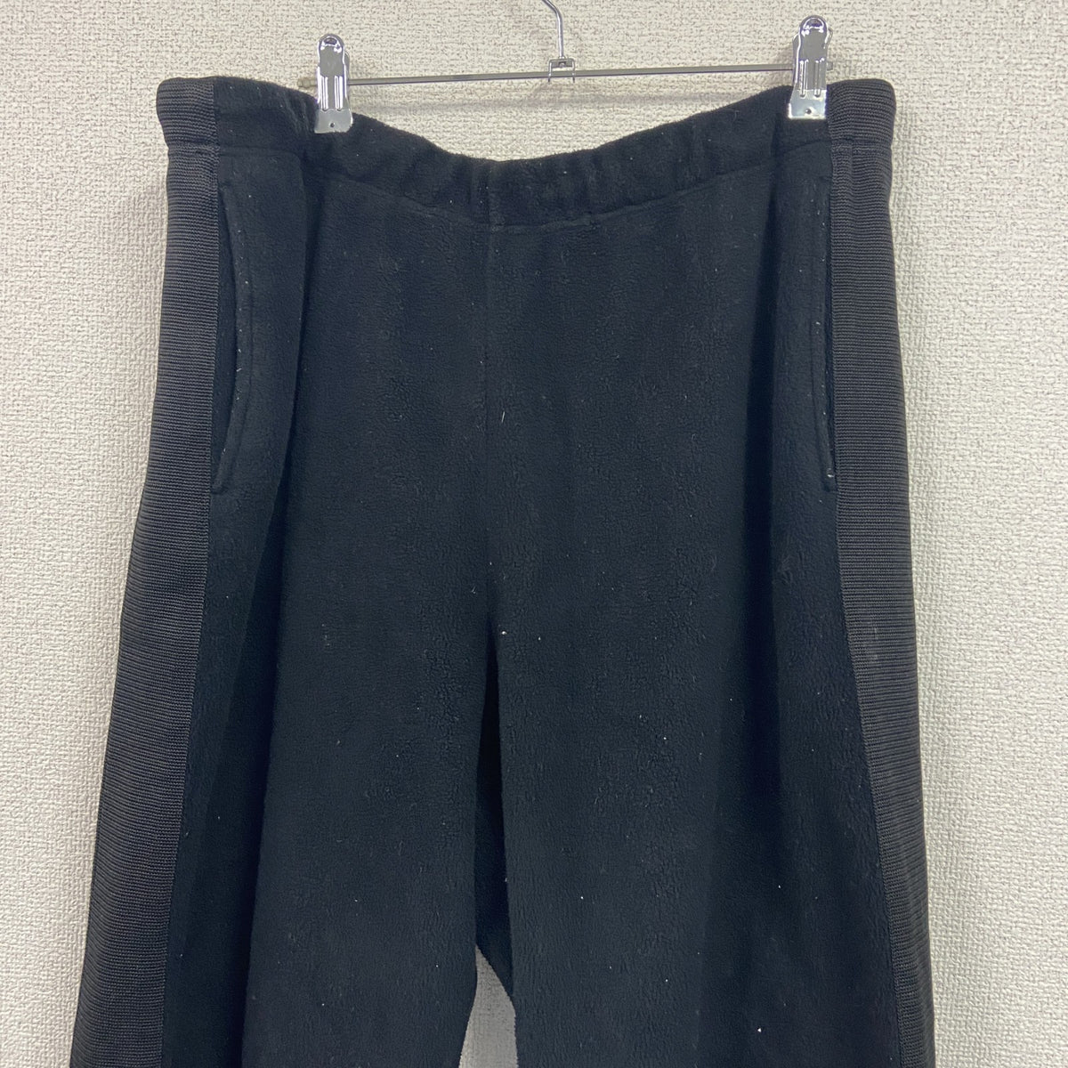 UNIQLO　ユニクロ　NEERDLES　ニードルス　フリースワイドパンツ　黒　ブラック　XLサイズ　古着