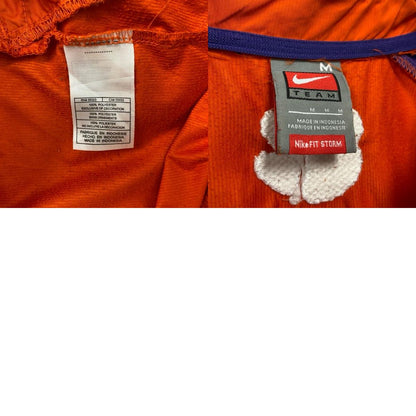 90s　NIKE　ナイキ　ハーフジップナイロンジャケット　ヴィンテージ　橙色　オレンジ　Mサイズ