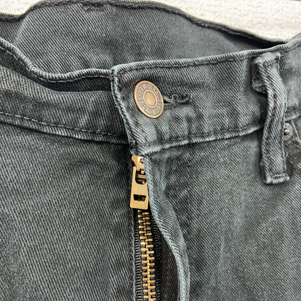 Levi’s　リーバイス　541　ブラックデニムパンツ/ジーンズ　ジップフライ　黒　ブラック　W33サイズ　古着