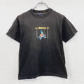 ～90s　OLD UNIQLO　オールドユニクロ　半袖Tシャツ　フェード　ヴィンテージ　黒　ブラック　Sサイズ　古着
