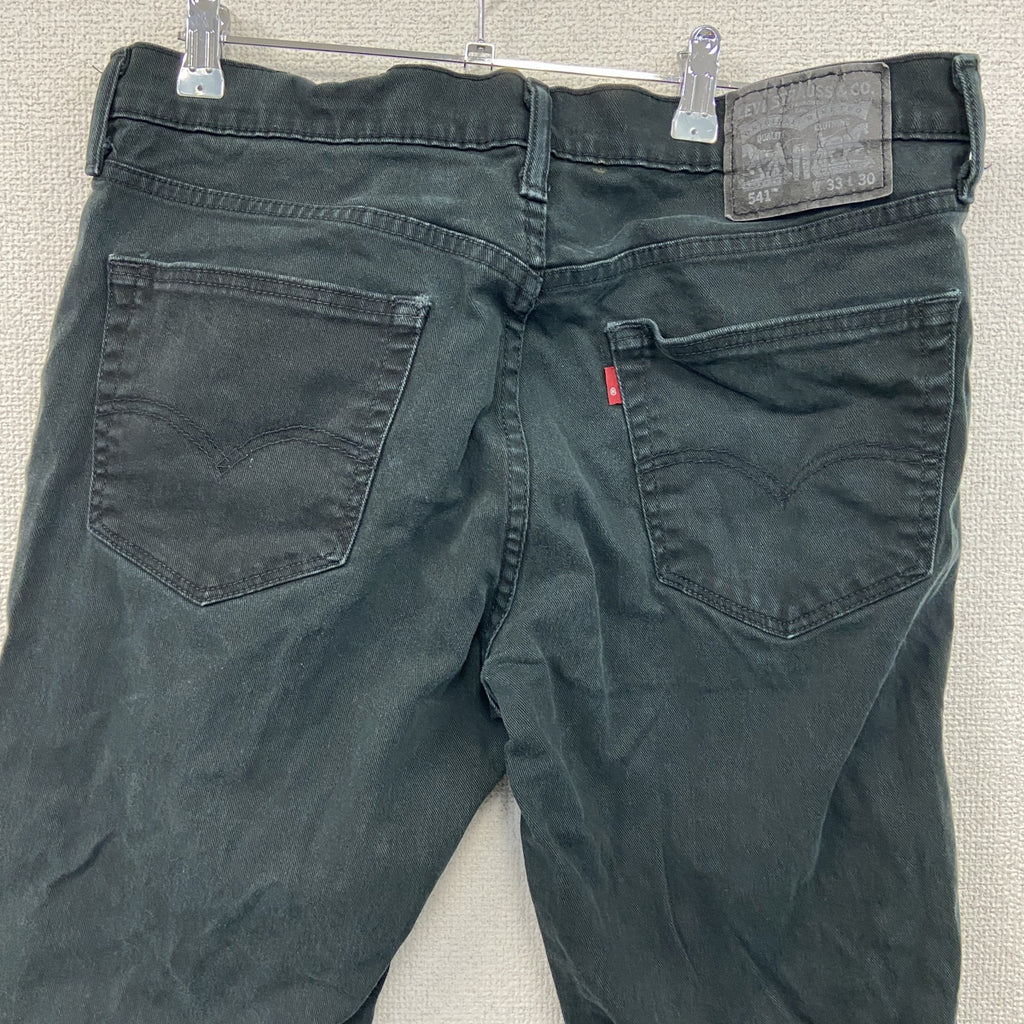 Levi’s　リーバイス　541　ブラックデニムパンツ/ジーンズ　ジップフライ　黒　ブラック　W33サイズ　古着
