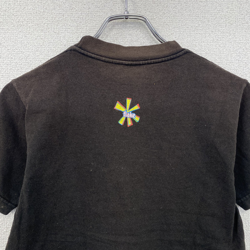 ～90s　OLD UNIQLO　オールドユニクロ　半袖Tシャツ　フェード　ヴィンテージ　黒　ブラック　Sサイズ　古着
