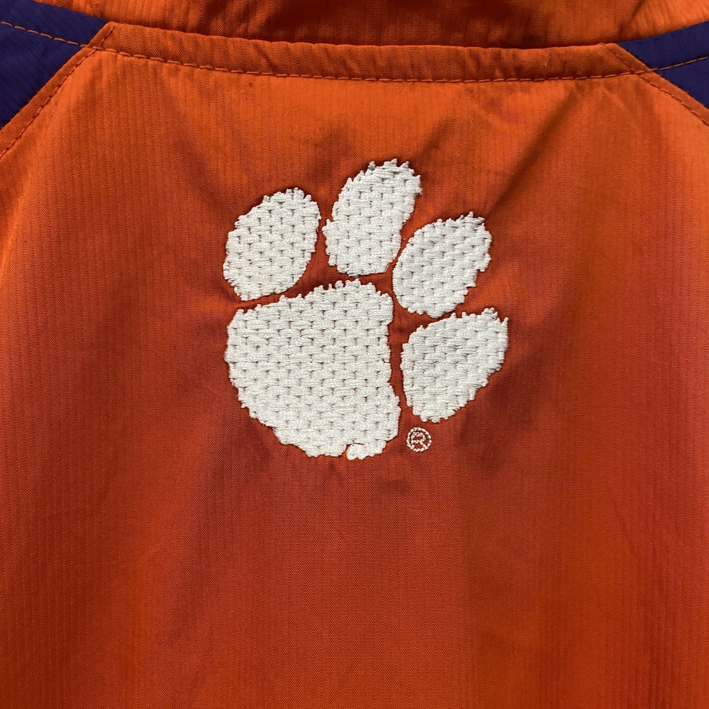 90s　NIKE　ナイキ　ハーフジップナイロンジャケット　ヴィンテージ　橙色　オレンジ　Mサイズ