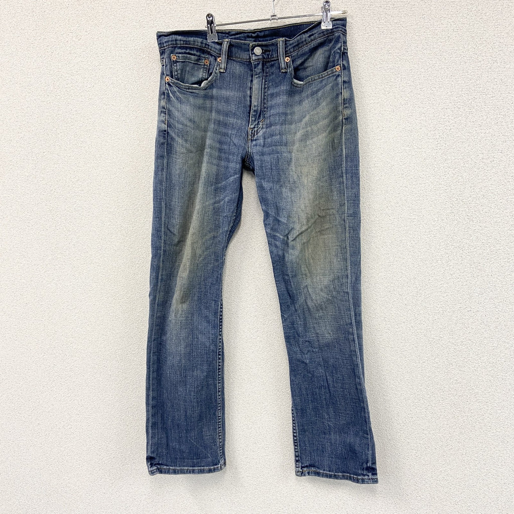 Levi’s　リーバイス　514　デニムパンツ/ジーンズ　ジップフライ　縦落ち　インディゴ　W32サイズ　古着
