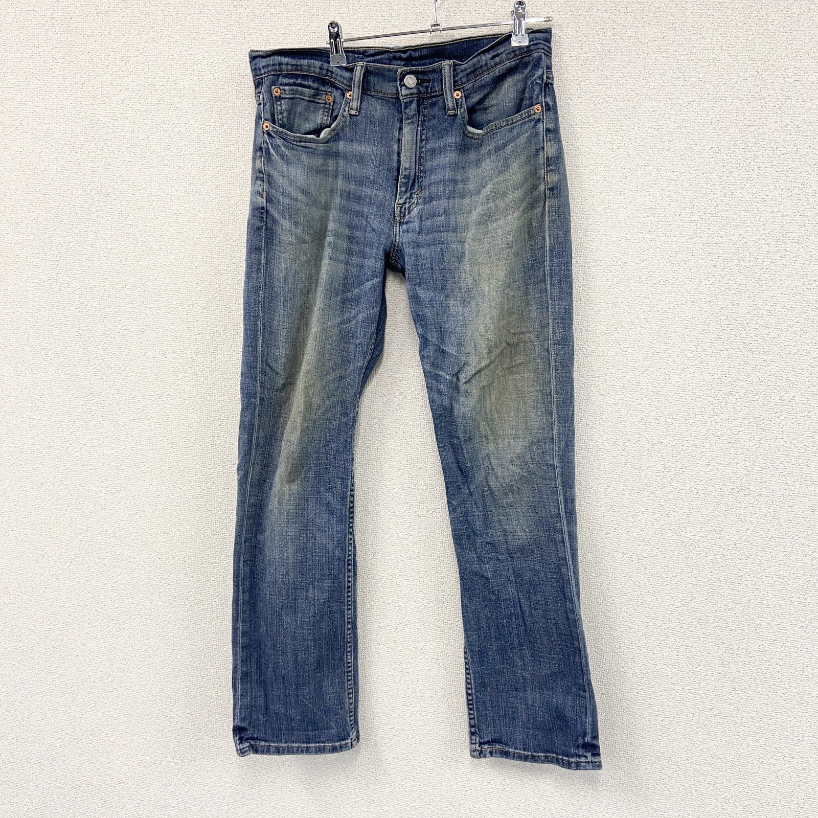 Levi’s　リーバイス　514　デニムパンツ/ジーンズ　ジップフライ　縦落ち　インディゴ　W32サイズ　古着