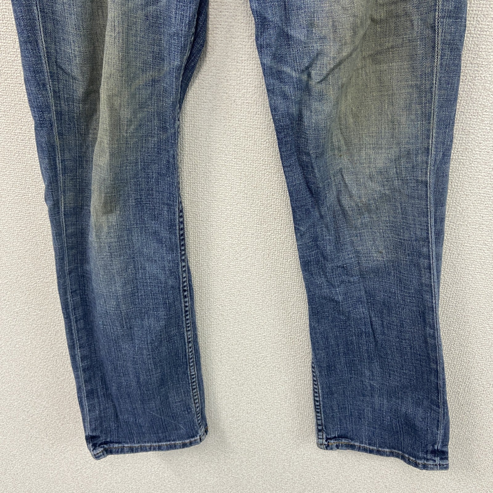 Levi’s　リーバイス　514　デニムパンツ/ジーンズ　ジップフライ　縦落ち　インディゴ　W32サイズ　古着